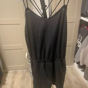 Lululemon Athletica Black Strappy Jumpsuit